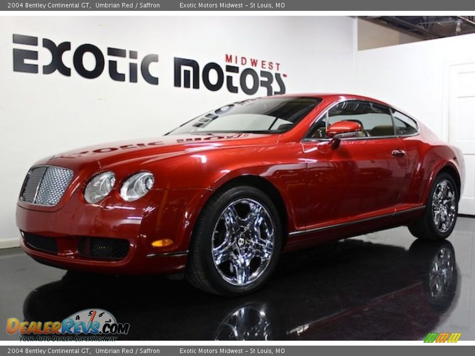 2004 Bentley Continental GT Umbrian Red / Saffron Photo #4
