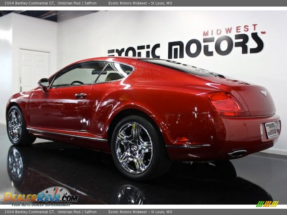 2004 Bentley Continental GT Umbrian Red / Saffron Photo #6