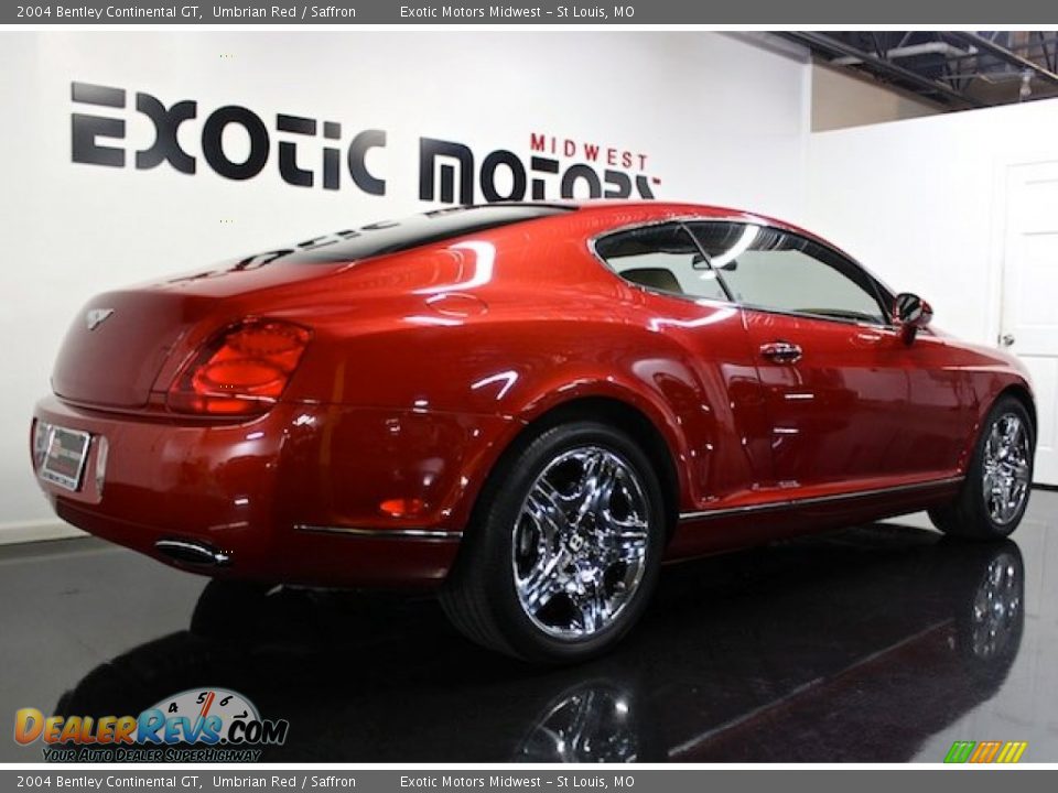 2004 Bentley Continental GT Umbrian Red / Saffron Photo #7