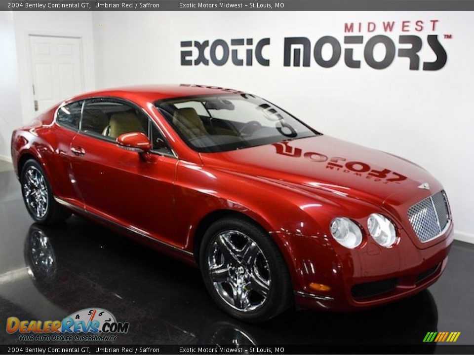 2004 Bentley Continental GT Umbrian Red / Saffron Photo #8