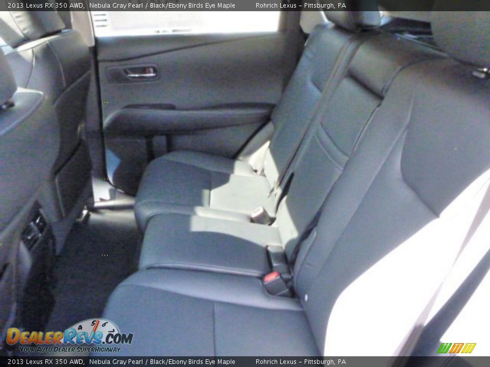 2013 Lexus RX 350 AWD Nebula Gray Pearl / Black/Ebony Birds Eye Maple Photo #11