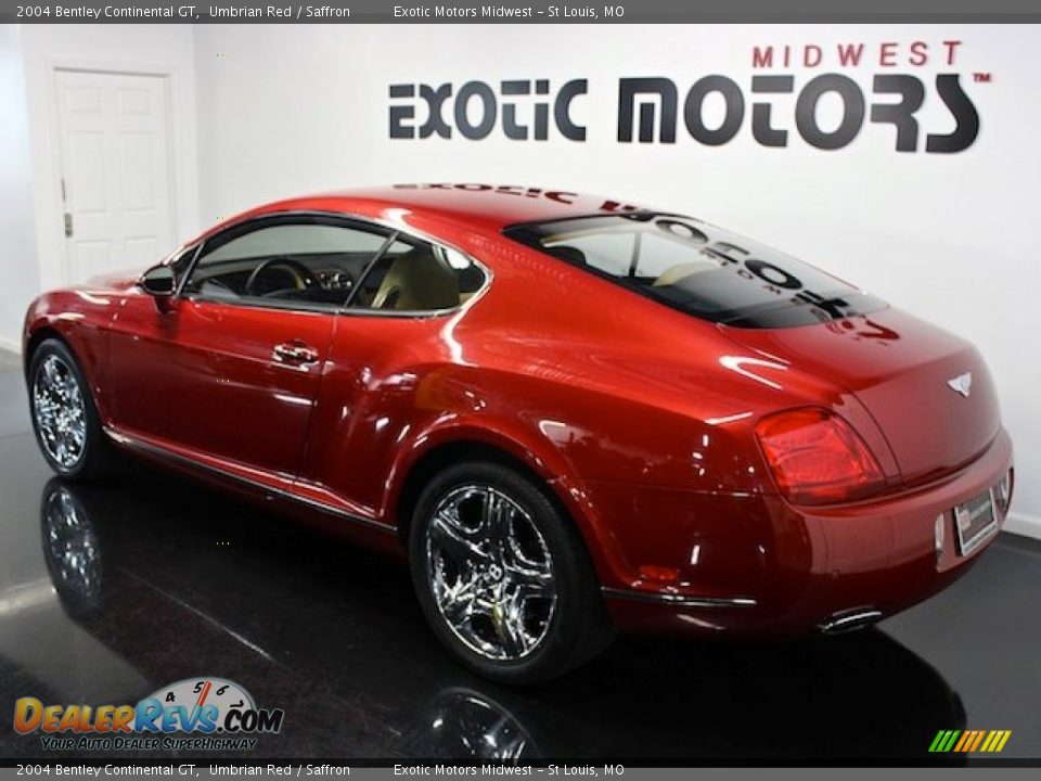2004 Bentley Continental GT Umbrian Red / Saffron Photo #10