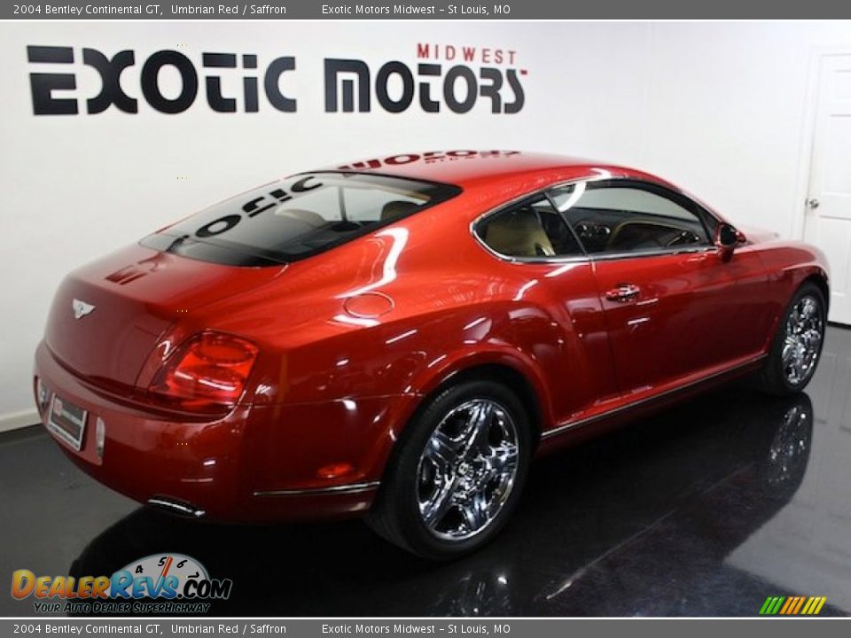 2004 Bentley Continental GT Umbrian Red / Saffron Photo #12