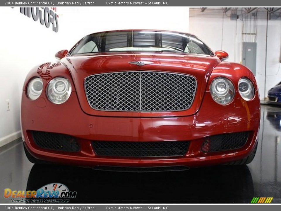 2004 Bentley Continental GT Umbrian Red / Saffron Photo #13