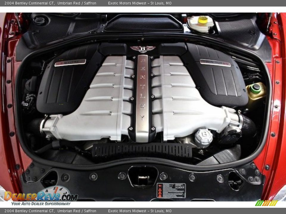 2004 Bentley Continental GT  6.0L Twin-Turbocharged DOHC 48V VVT W12 Engine Photo #18