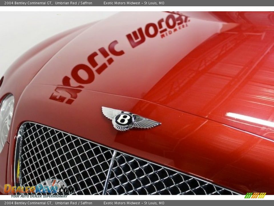 2004 Bentley Continental GT Umbrian Red / Saffron Photo #21