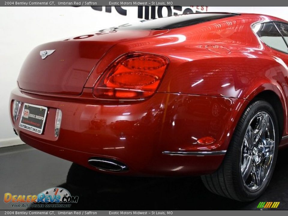 2004 Bentley Continental GT Umbrian Red / Saffron Photo #22