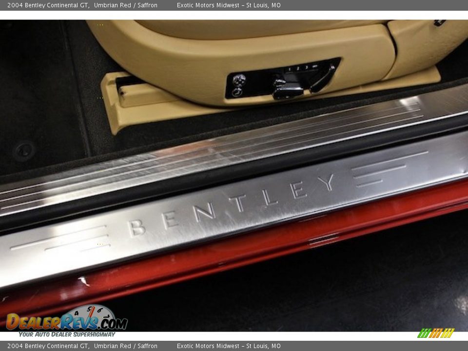 2004 Bentley Continental GT Umbrian Red / Saffron Photo #29