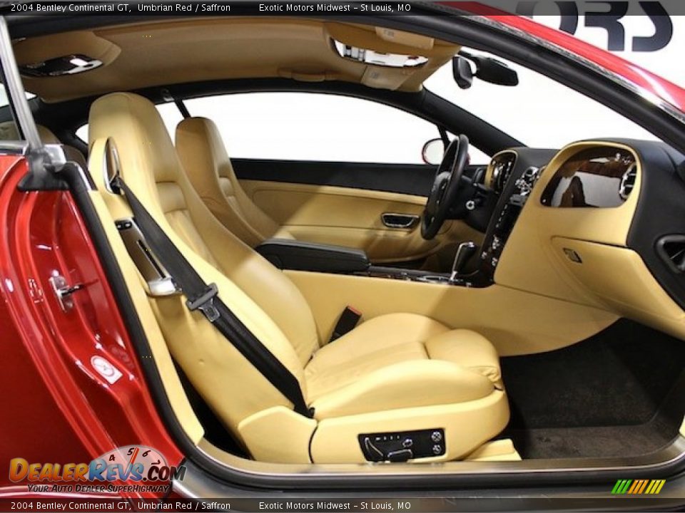 2004 Bentley Continental GT Umbrian Red / Saffron Photo #32