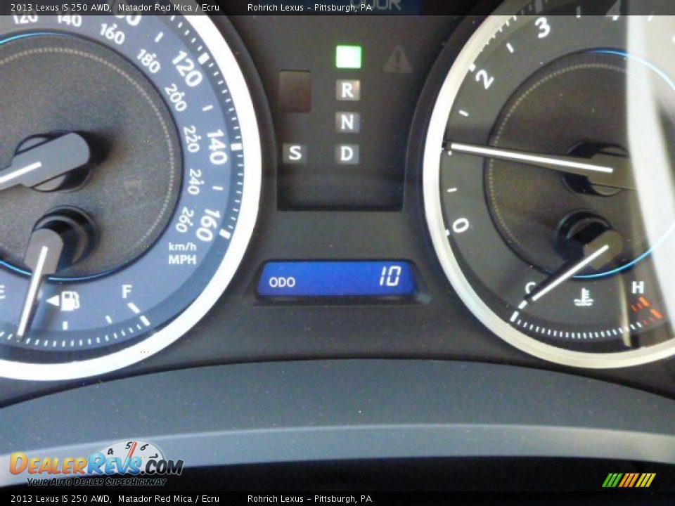 2013 Lexus IS 250 AWD Matador Red Mica / Ecru Photo #20