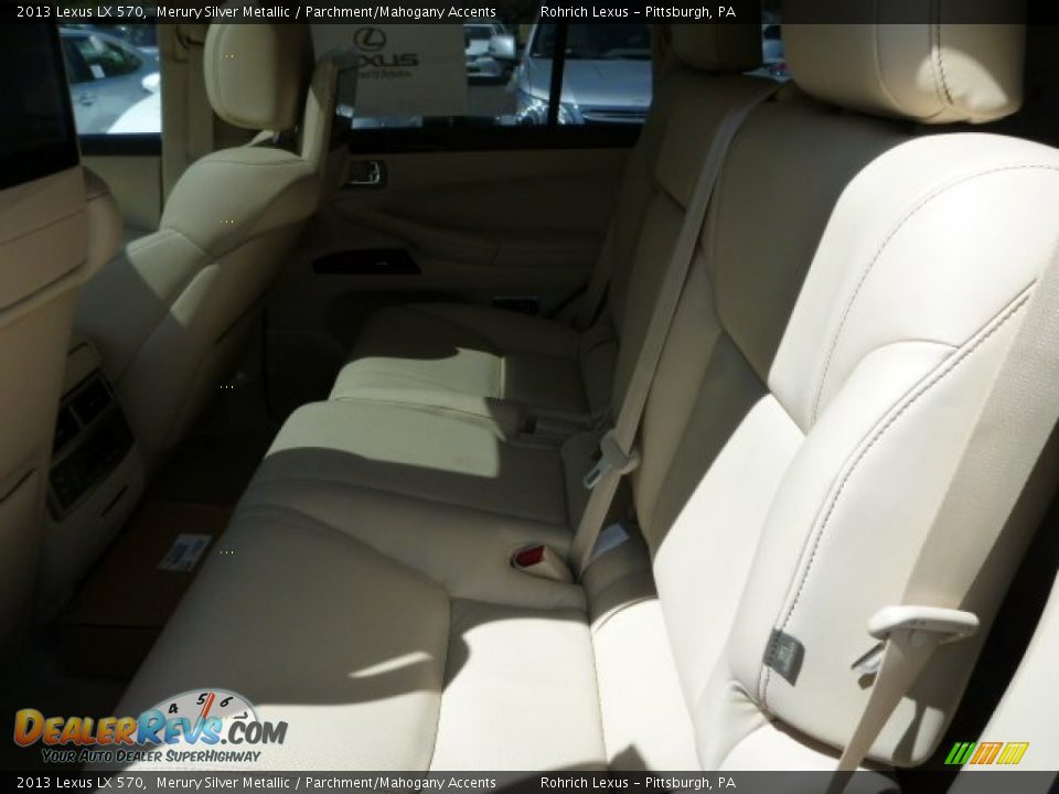2013 Lexus LX 570 Merury Silver Metallic / Parchment/Mahogany Accents Photo #11