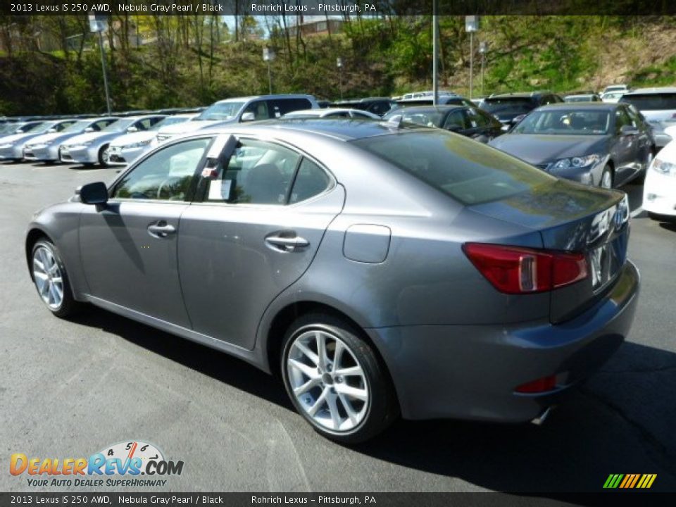 2013 Lexus IS 250 AWD Nebula Gray Pearl / Black Photo #2