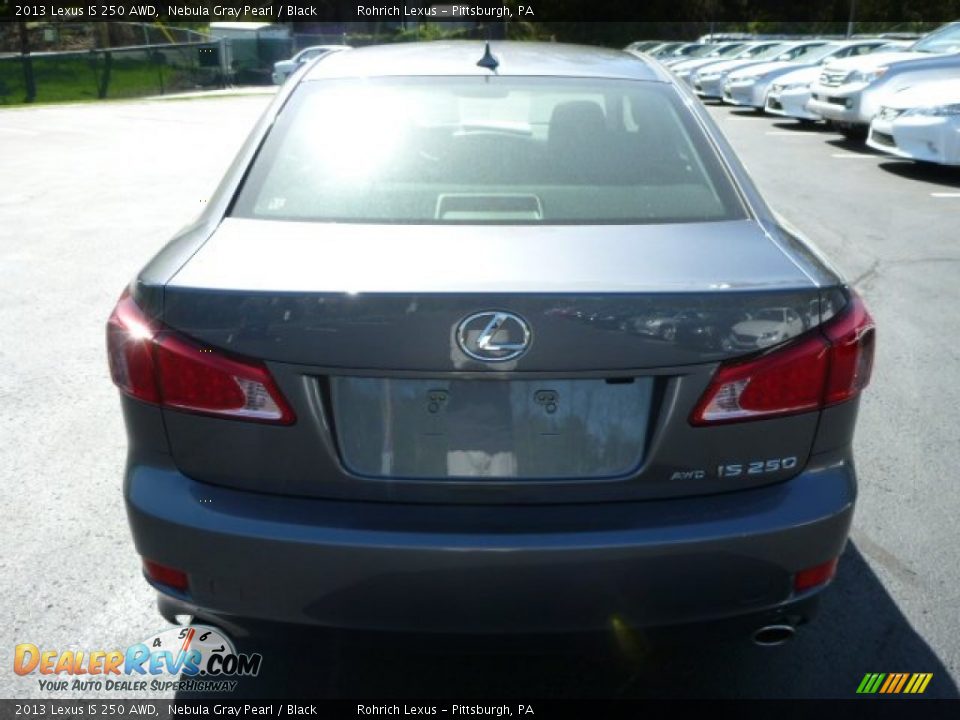 2013 Lexus IS 250 AWD Nebula Gray Pearl / Black Photo #3