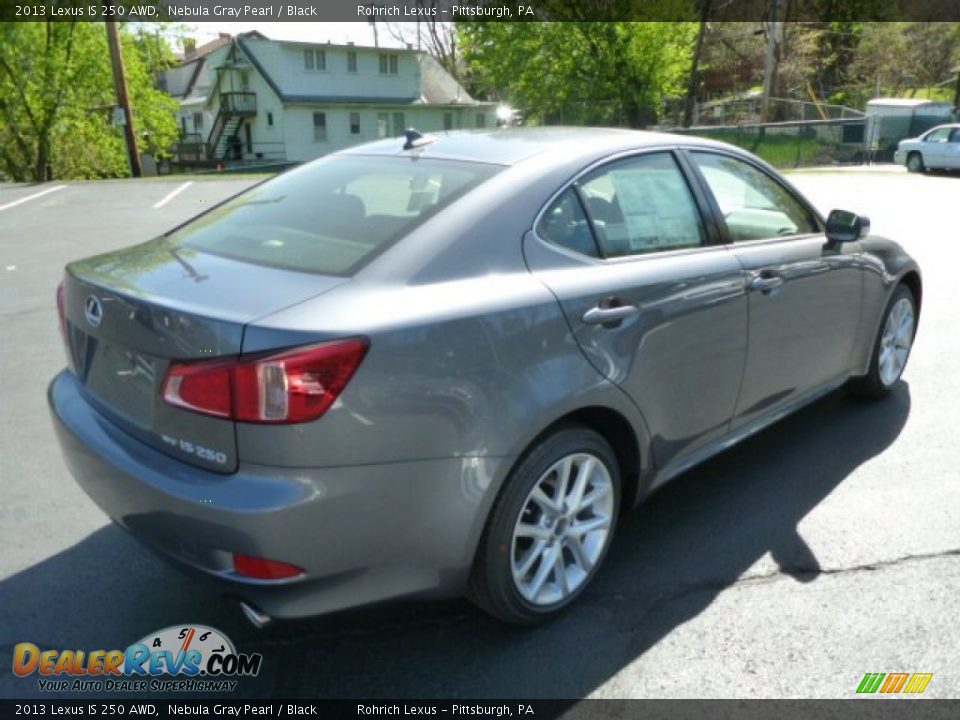 2013 Lexus IS 250 AWD Nebula Gray Pearl / Black Photo #4