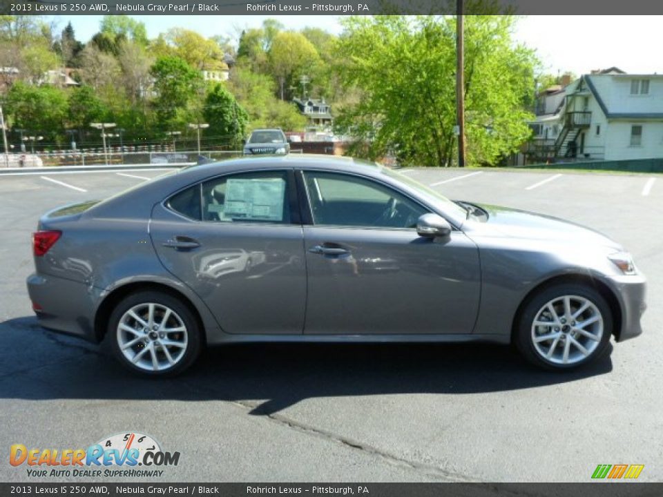 2013 Lexus IS 250 AWD Nebula Gray Pearl / Black Photo #5