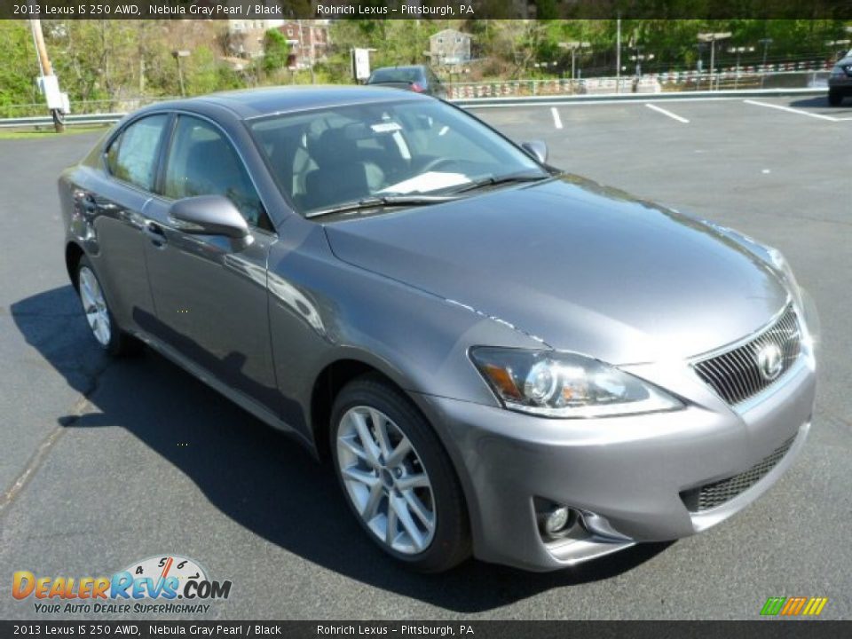 2013 Lexus IS 250 AWD Nebula Gray Pearl / Black Photo #6
