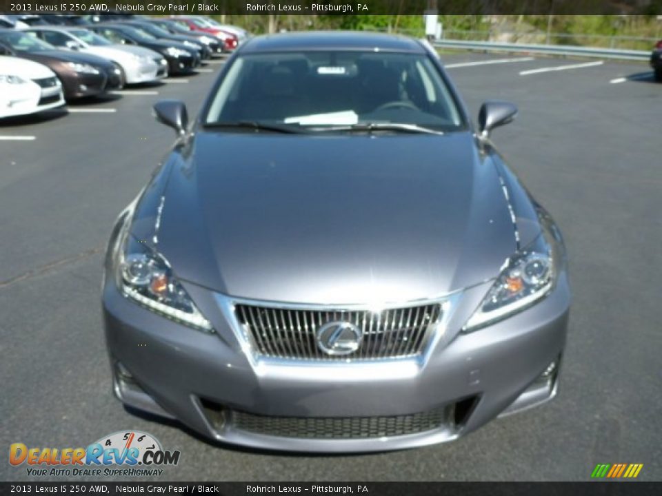 2013 Lexus IS 250 AWD Nebula Gray Pearl / Black Photo #7
