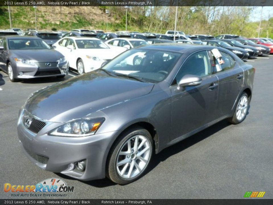 2013 Lexus IS 250 AWD Nebula Gray Pearl / Black Photo #8