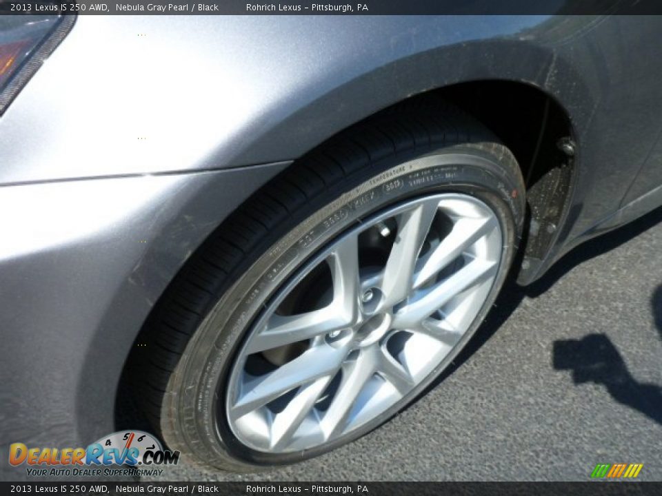 2013 Lexus IS 250 AWD Nebula Gray Pearl / Black Photo #9