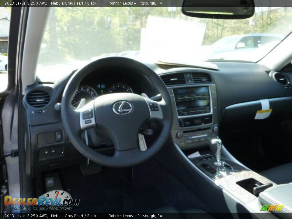 2013 Lexus IS 250 AWD Nebula Gray Pearl / Black Photo #12