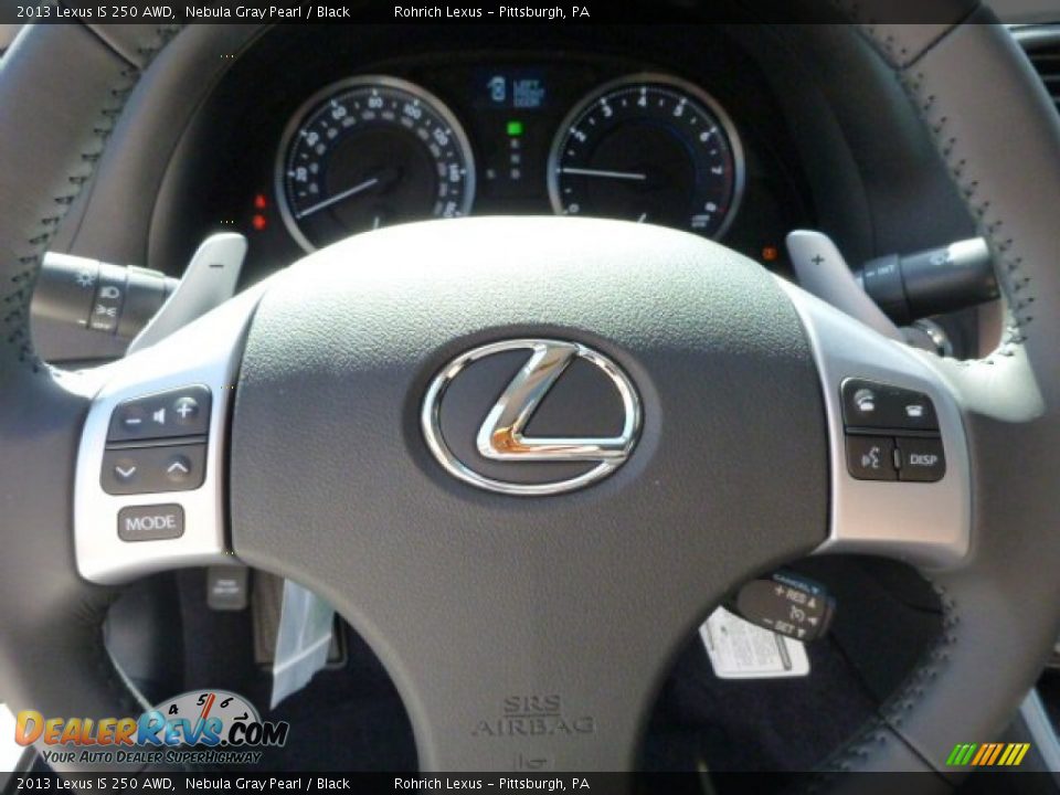 2013 Lexus IS 250 AWD Nebula Gray Pearl / Black Photo #20