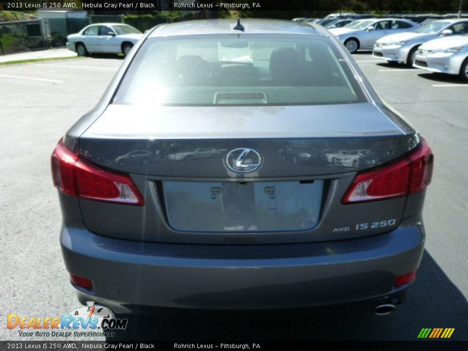 2013 Lexus IS 250 AWD Nebula Gray Pearl / Black Photo #3