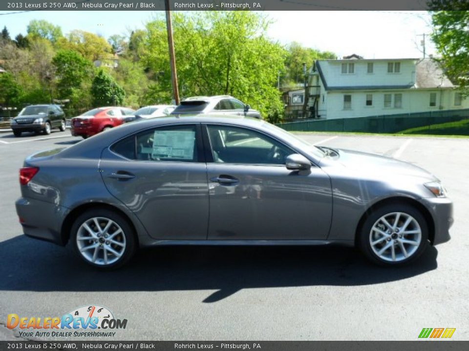 2013 Lexus IS 250 AWD Nebula Gray Pearl / Black Photo #5