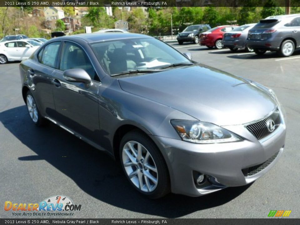 2013 Lexus IS 250 AWD Nebula Gray Pearl / Black Photo #6