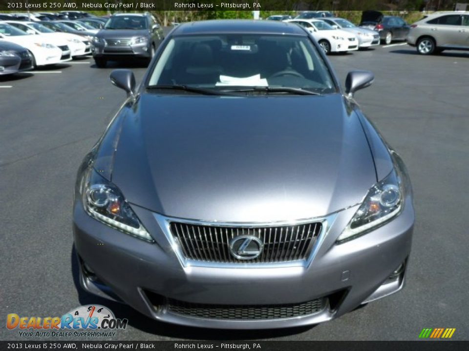 2013 Lexus IS 250 AWD Nebula Gray Pearl / Black Photo #7