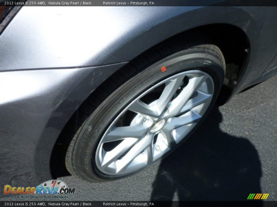 2013 Lexus IS 250 AWD Nebula Gray Pearl / Black Photo #9