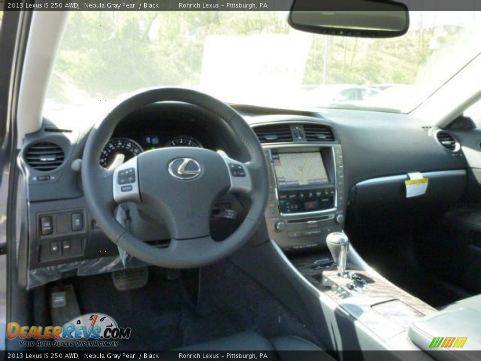 2013 Lexus IS 250 AWD Nebula Gray Pearl / Black Photo #12