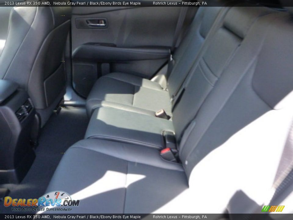 2013 Lexus RX 350 AWD Nebula Gray Pearl / Black/Ebony Birds Eye Maple Photo #11