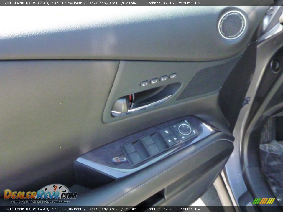 2013 Lexus RX 350 AWD Nebula Gray Pearl / Black/Ebony Birds Eye Maple Photo #14