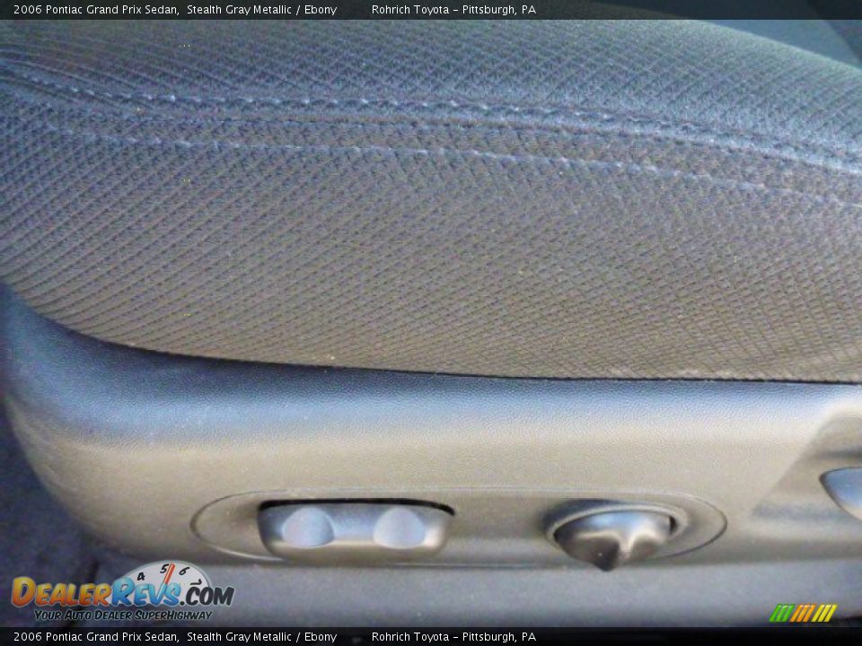 2006 Pontiac Grand Prix Sedan Stealth Gray Metallic / Ebony Photo #7