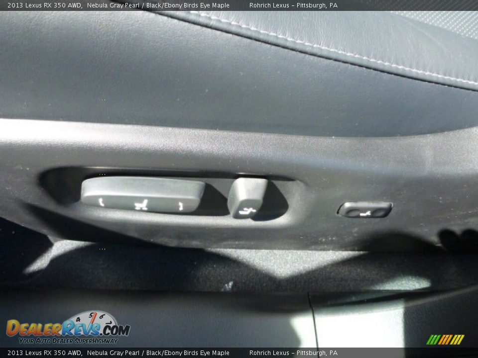 2013 Lexus RX 350 AWD Nebula Gray Pearl / Black/Ebony Birds Eye Maple Photo #16