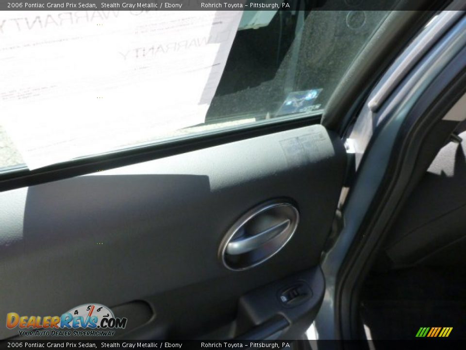 2006 Pontiac Grand Prix Sedan Stealth Gray Metallic / Ebony Photo #15