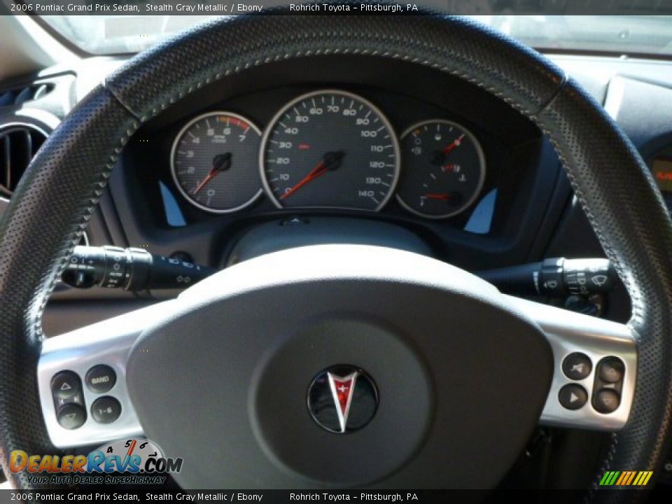2006 Pontiac Grand Prix Sedan Stealth Gray Metallic / Ebony Photo #18