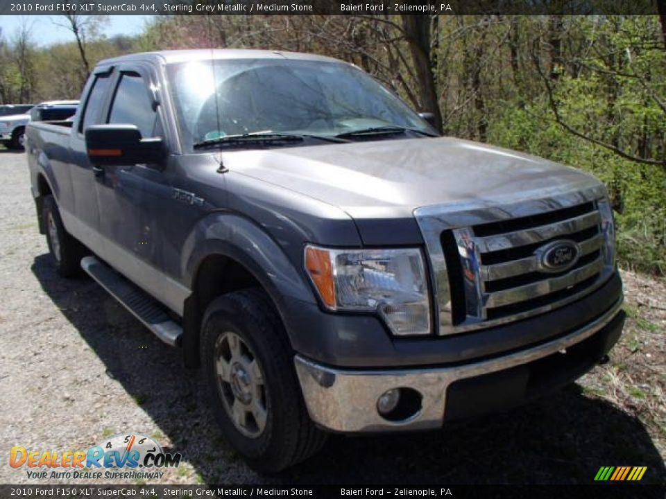2010 Ford F150 XLT SuperCab 4x4 Sterling Grey Metallic / Medium Stone Photo #1