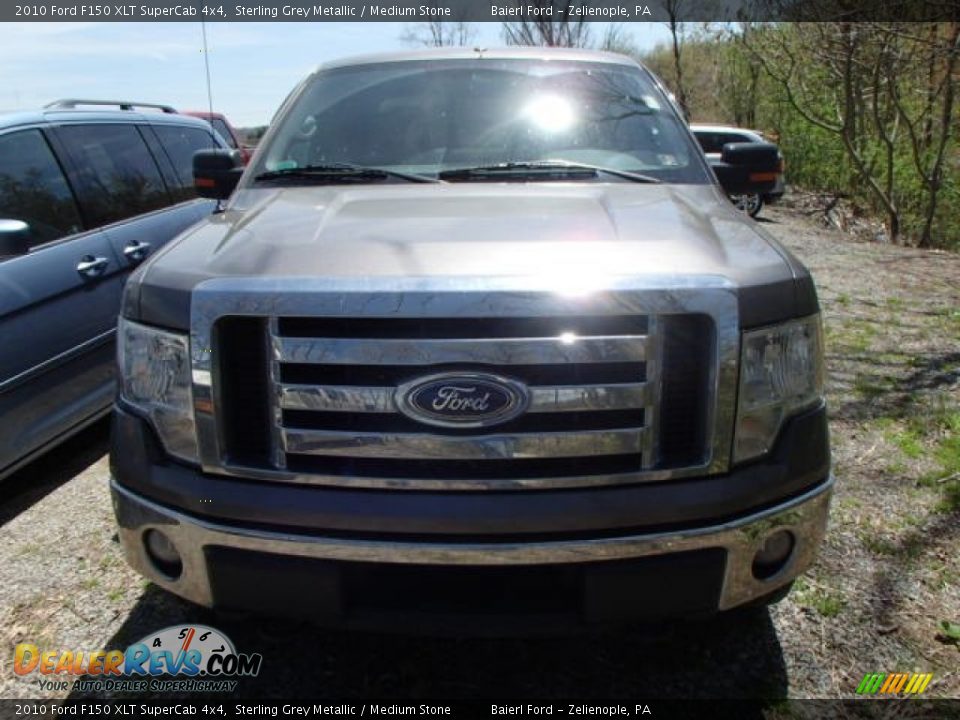 2010 Ford F150 XLT SuperCab 4x4 Sterling Grey Metallic / Medium Stone Photo #2