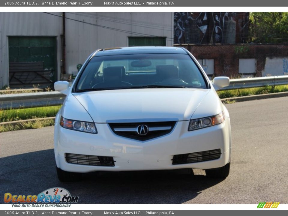 2006 Acura TL 3.2 White Diamond Pearl / Ebony Photo #5
