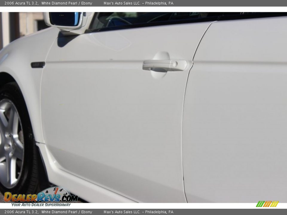 2006 Acura TL 3.2 White Diamond Pearl / Ebony Photo #13