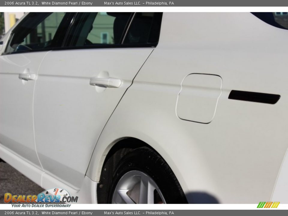 2006 Acura TL 3.2 White Diamond Pearl / Ebony Photo #15