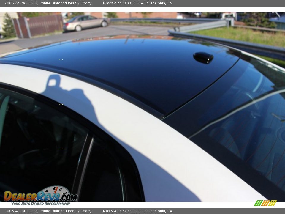 2006 Acura TL 3.2 White Diamond Pearl / Ebony Photo #18