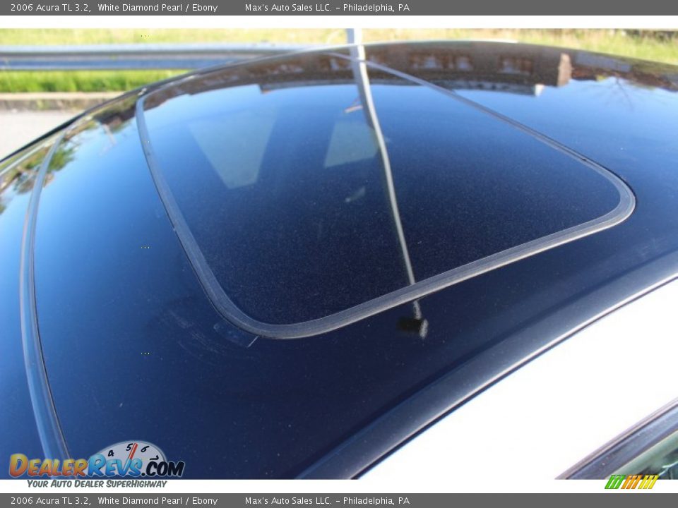 2006 Acura TL 3.2 White Diamond Pearl / Ebony Photo #19