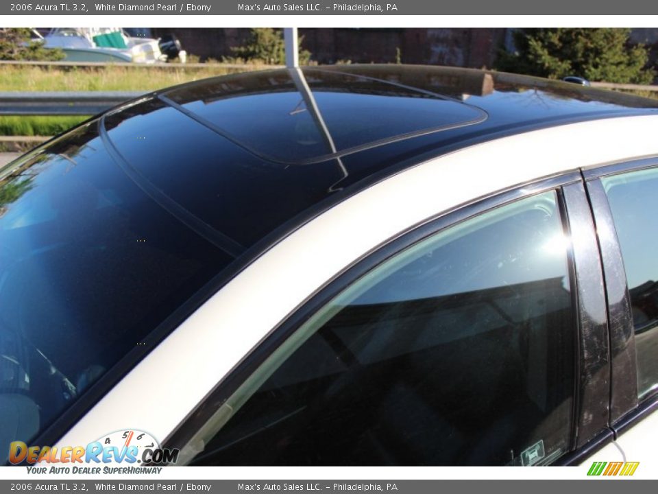 2006 Acura TL 3.2 White Diamond Pearl / Ebony Photo #20