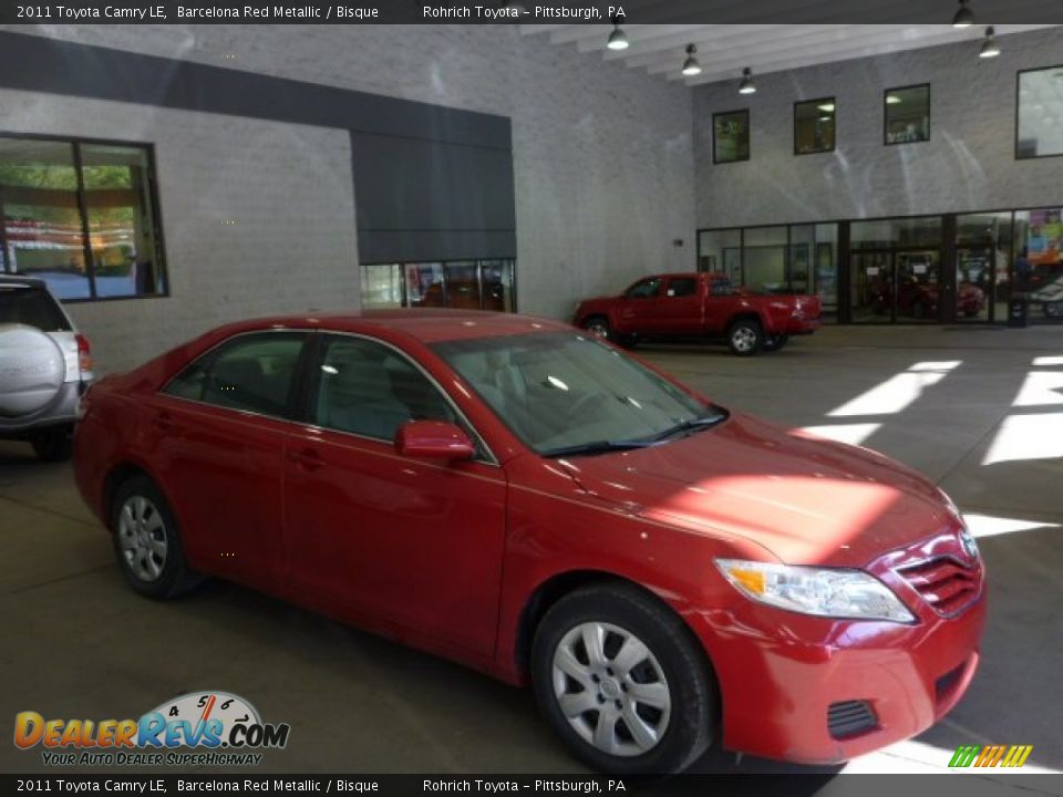 2011 Toyota Camry LE Barcelona Red Metallic / Bisque Photo #1