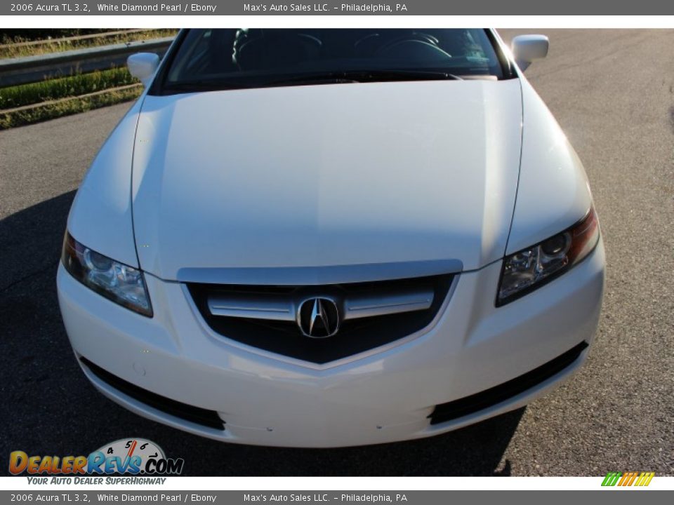 2006 Acura TL 3.2 White Diamond Pearl / Ebony Photo #22