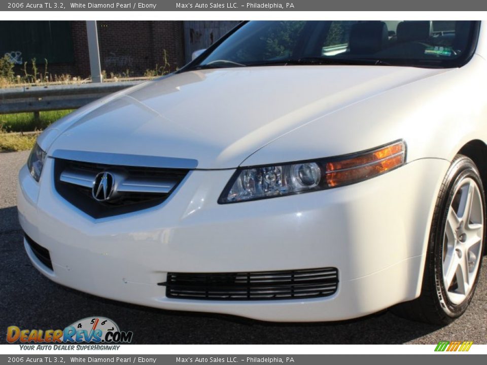 2006 Acura TL 3.2 White Diamond Pearl / Ebony Photo #23
