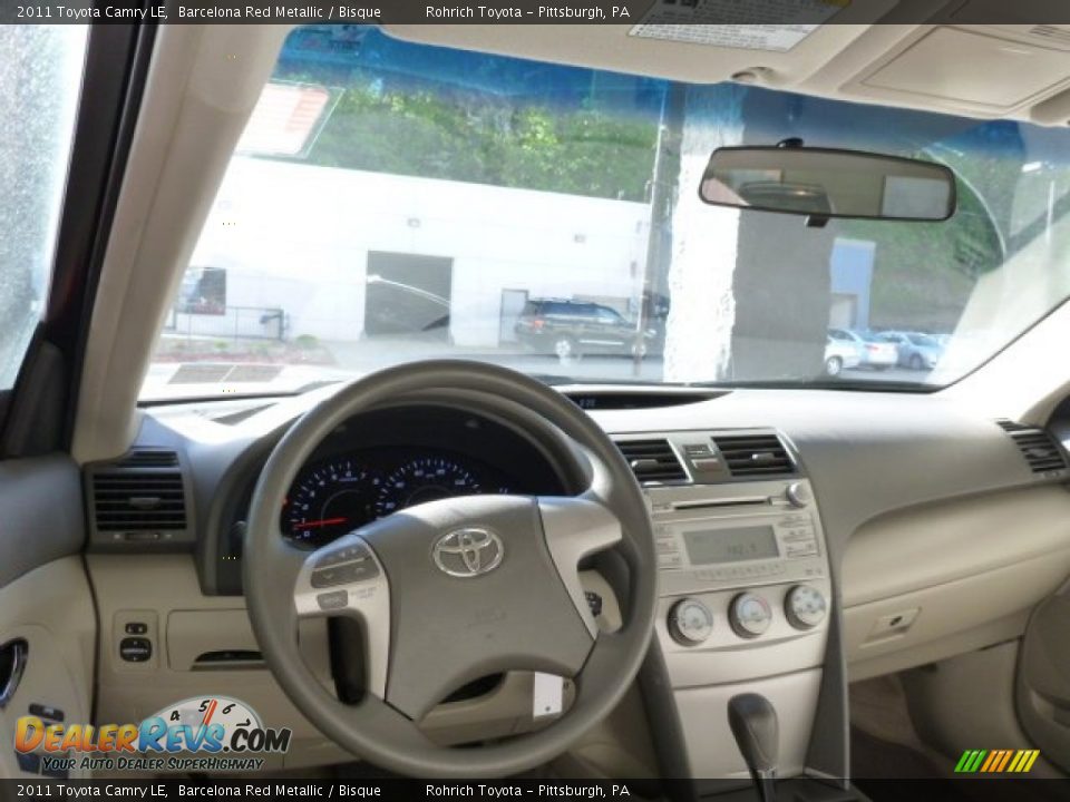 2011 Toyota Camry LE Barcelona Red Metallic / Bisque Photo #6