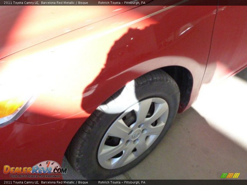 2011 Toyota Camry LE Barcelona Red Metallic / Bisque Photo #8